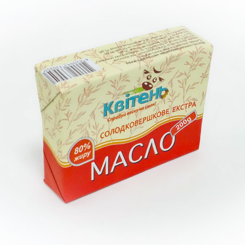Масло солодковершкове екстра