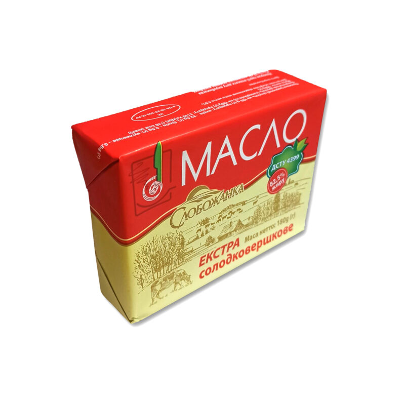Масло солодковершкове екстра 82,5%, 180г
